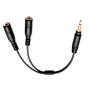 Cable Audio Splitter 3.5Mm Male To 2 Female