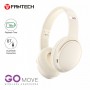 Fantech Headphones Wh03 Go Wireless Headphones, Dual Mode Connection Bt5.0 & 3.5Mm Jack Gaming (Beige)