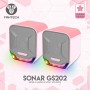 Fantech Speaker Gs202 Sonar Usb Rgb Gaming & Music (Pink Sakura Edition)