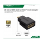 Ugreen Adapter 4K Micro Hdmi Male To Hdmi Female 20106