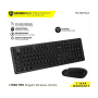 MICROPACK KM-236W IFREE PRO ELEGANT WIRELESS COMBO KEYBOARD & MOUSE (BLACK)