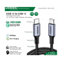 Ugreen Cable Usb-C To Usb-C Pd100W Fast Charge & Data - Nylon Braided & Aluminum Body 70429
