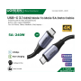 Usb-C 3.1 Gen2 Male To Male, Pd240W Fast Charge & Data (10Gbps) - Nylon Braided & Aluminum Body Ugreen Cable Us355