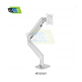 Kaloc Stand Ds160-S Single Desk Monitor Arm, Adjustable Gas Spring & Support Max 40 Inch- Silver Color