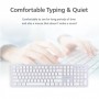 Micropack Keyboard & Mouse Km-236W Ifree Pro Elegant Wireless Combo (Silver/White))