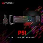 FANTECH P51 GAMING SET 5 IN 1 Mouse keyboard Mousepad Headset & Stand