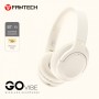 FANTECH WH05 GO VIBE WIRELESS HEADPHONES, DUAL MODE CONNECTION BT5.3 & 3.5MM JACK GAMING HEADSET (BEIGE)
